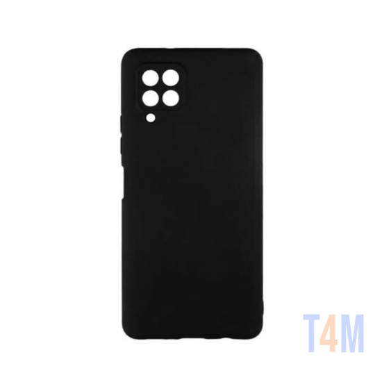 Capa de Silicone com Moldura de Câmera para Samsung Galaxy A22 4g Preto